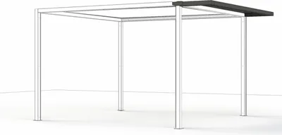 Produktbild von Siena Garden Dacherweiterung SCHATTENMANUFAKTUR®, 60 x 315 cm M51796