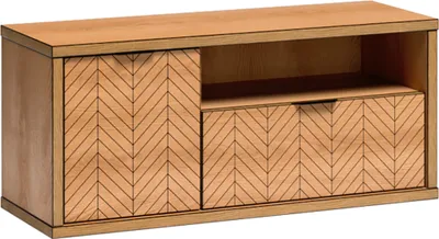 Produktbild von Lowboard 117,5 cm breit modern in Eiche FABRIANO-161