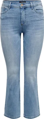 Produktbild von ONLY CARMAKOMA Curvy Schlaghosen Jeans Plus Size Skinny Denim Flared Pants  Größe: 42W / 32L