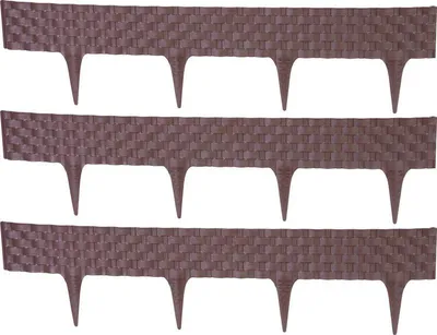 Immagine prodotto di Palisata RattanPalisade, L-2,40 m, marrone scuro, conf. 3 pz, 820x95/200 mm, UV