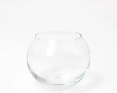 Produktbild von INNA-Glas Kugelvase - Dekoglas TOBI, klar, 8cm, Ø 9,5cm - Kerzen Glas - Pflanzgefäß