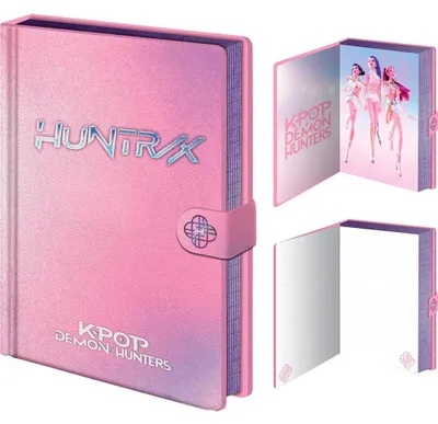 Produktbild von KPop Demon Hunters Notizbuch  Hunters - Premium Notebook with Clasp multicolor Standard