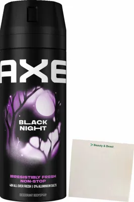 Produktbild von Axe Bodyspray Black Night (150ml Dose) + usy Block