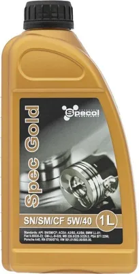 Produktbild von SPECOL Spec Gold für 5W-40 1 Liter Motoröl Motorenöl Longlife-01 226.5 229.3 229.5 PSA B71 2296 9.55535-Z2 502 00 505 00 RN0700 RN0710 LL-B-025 Öl