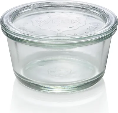 Produktbild von 6x Weck Glas Gourmetglas mit Deckel Gourmet 450 ml