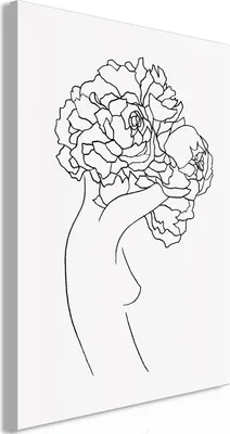 Produktbild von Italienischer Leinwand Leinwandbild - Gardener (1 Part) Vertical 40x60 cm Menschen g-A-0336-b-a