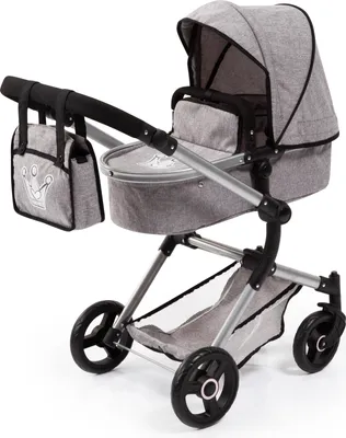 Produktbild von Kombi-Puppenwagen Vario grau