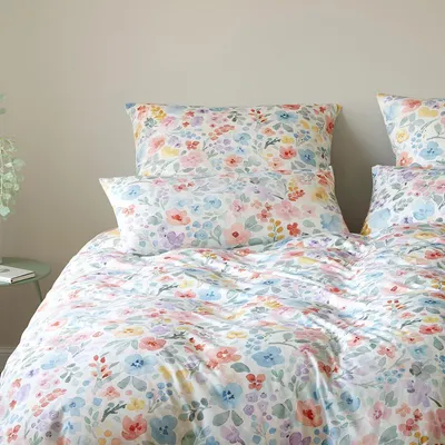 Produktbild von elegante Mako-Jersey-Bettwäsche-Garnitur Gentle Jersey Farbe Blau Größe 135x200+80x80