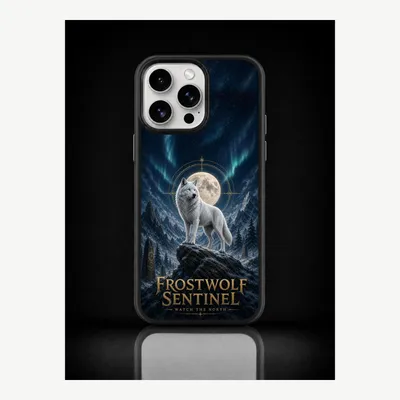 Image de Coque pour iPhone 15 Pro Max, étui de protection pour téléphone avec motif Frostwolf – LUNØIR ©