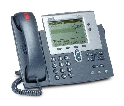 Produktbild von Cisco IP 7940G Telefon, Rufnummernanzeige, Freisprechfunktion, Ethernet
