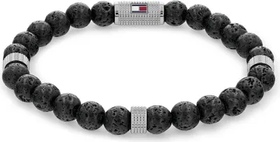 Obrázek produktu pro Perlenarmband aus Lavasteinen für Herren Tommy Hilfiger 2790435
