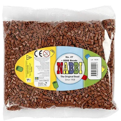 Zdjęcie produktu dla koraliki do naprasowywania brązowe 6000 sztuk