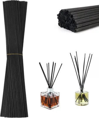 Produktbild von Geuroliesticks, 40 cm x 4 mm - Rattanstäbchen zur Duftverbreitung - 80 Stück - Ideal für Aromatherapie