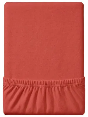 Obrázek produktu pro Jersey prostěradlo EXCLUSIVE červené 180x200, Obrázek vytvořený pomocí AI