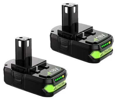 Image de Batterie Li-Ion 18 V, capacité de 3 500 mAh, 2 batteries de 3,5 Ah