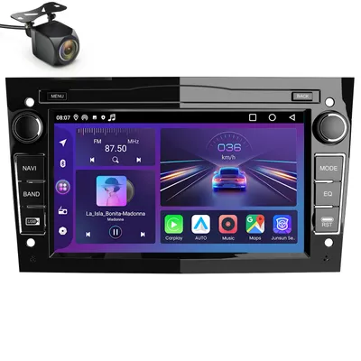 Produktbild von Piano Black 2+64G 7 "Android 13 Car Radio Carplay Dla Opel Astra H Zafira Vectra Corsa C/D Signum Meriva GPS Navi WIFI BT USB FM Z Kamerą