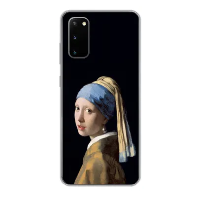 Produktbild von MuchoWow® Handyhülle Schutzhülle Hülle für Samsung Galaxy S20 Mädchen mit Perlenohrring - Vermeer - Kunst Silikon Softcase Handy Hülle - Bild
