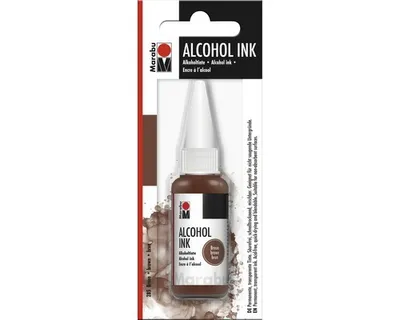 Zdjęcie produktu dla Marabu12160059285 Marabu permanente Tinte Alcohol Ink, braun, 20 ml