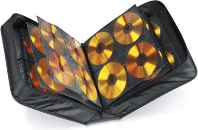 Produktbild von Famanu CD-Tasche mit Pflegecloth für 304 Discs - Schwarz