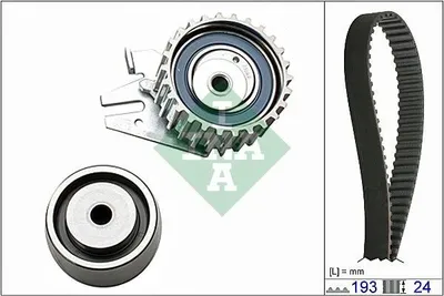 Produktbild von INA 530 0621 10 Zahnriemensatz für LANCIA KAPPA (838A)