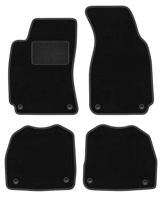 Immagine prodotto di Tappetini in moquette per Skoda Superb I 2001-2008 (berlina) – set 4 pezzi, neri, su misura – Wielganizator LUX