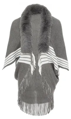 Immagine prodotto di Poncho da donna CALEY - Grigio, M