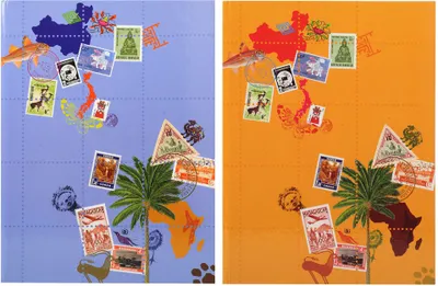 Immagine prodotto di Exacompta 25644E album per francobolli Globe Trotter 22,5x30,5 cm, 16 pagine