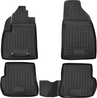 Zdjęcie produktu dla 2001-2008 Dywaniki podłogowe Ford Fiesta TPE czarne 4 szt