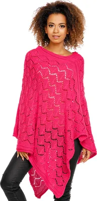 Produktbild von PeeKaBoo Damen-Poncho Bagy fuchsie One size