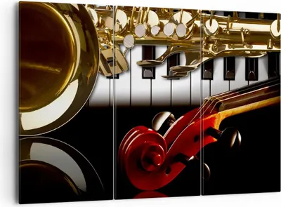Produktbild von Bild auf Leinwand - Leinwandbild - Klaviertasten Musik Instrumente - 165x110cm - Wand Bild - Wanddeko - Leinwanddruck - Bilder - Kunstdruck - Leinwand bilder - Wandkunst - CE165x110-2679