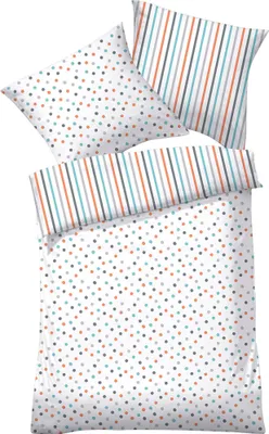 Produktbild von Dyckhoff Wendebettwäsche bunt 1x 135x200 cm + 1x 80x80 cm