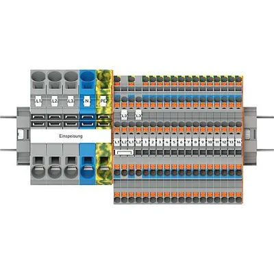 Produktbild von WAGO 821-111 TOPJOB S-Hauptverteiler-Set FI/LS,mit Drücker
