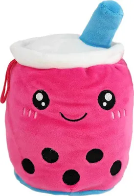 Produktbild von Pinker Bubble Tea als Wendeplüsch - ca. 15 cm