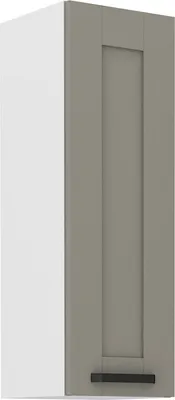 Immagine prodotto di Armadietto superiore alto LAILI - larghezza 30 cm, grigio chiaro / bianco