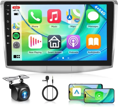 Obrázek produktu pro Android autorádio - Autorádio s CarPlay - Multimediální systém - Navigační rádio - Bluetooth rádio