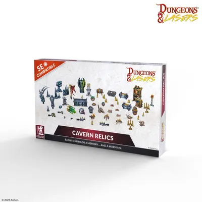 Image de Donjons & Lasers - Ensemble de Reliques des Cavernes Accessoires Scéniques pour RPG et Wargames