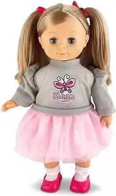 Produktbild von Lalka Natalia interaktywna mówi po polsku w szarym sweterku 39 cm