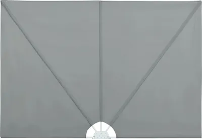 Produktbild von vidaXL Faltbarer Terrassen-Seitenfächer Grau 300×150 cm