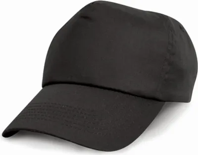 Produktbild von Result Headwear RC005J | Junior Baumwolle Cap / Kappe / Mütze / Hut - Farbe: Black - Größe: One Size