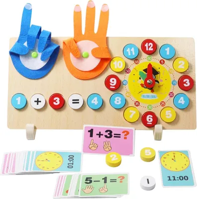 Imagen del producto de Juguetes Montessori para niños de 3 a 6 años: juegos educativos, matemáticas, aprendizaje del conteo según el método Montessori