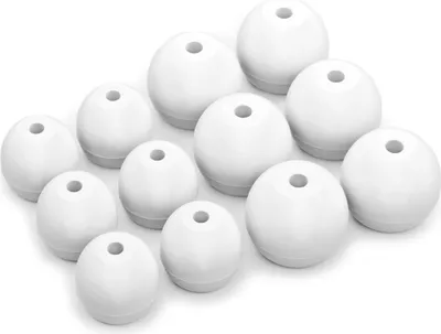Image de 12 x Écouteurs en Silicone Embouts d'oreilles pour Shure SE215 Casque Écouteurs en Blanc