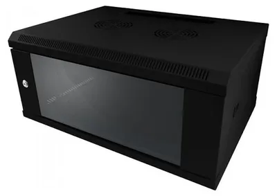 Zdjęcie produktu dla ALLNET ALL-SMC6409SCHWARZ, Szafa wisząca, 9U, 50 kg, Zamek, 18 kg, Czarny
