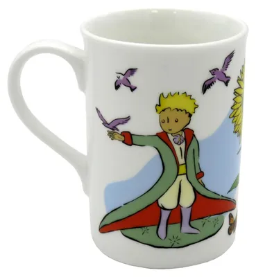 Mok Der kleine Prinz 330 ml Porzellan Weiß
