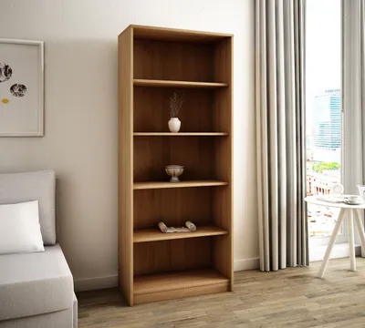 Immagine prodotto di Scansia alta con scaffali TOMAI – rovere sonoma