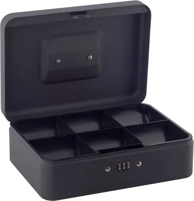 Produktbild von sax design 0-810-19 Geldkassette M schwarz