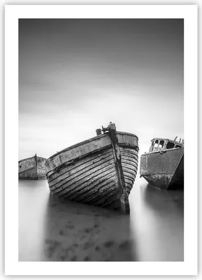 Produktbild von Poster - Poster ohne Rahmen - £ódŸ Wrack Schiff - 50x70 cm - Wand Bild - Wanddeko - Wandbilder - Kunstposter - Wandposter - Bilder - Kunstdruck - Wanddekoration - Wandbild - P2XPA50x70-4999