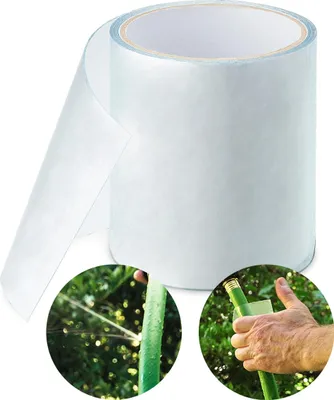 Produktbild von Klebeband für die Reparatur von Wasserleitungen Pool stark klebende Gummiband 150 cm Wasserdicht weißes