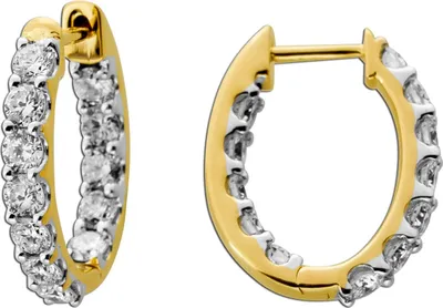 Produktbild von Diamant Creolen 2ct Gold 585 Lab Grown Diamanten IGI Zertifikat
