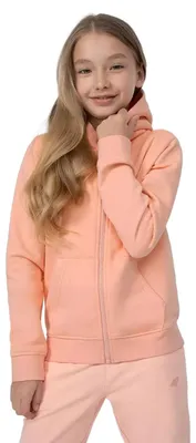 Produktbild von 4F - "4FJSS23TSWSF216" Hoodie mit durchgehendem Reißverschluss für Mädchen PP1219 (158) (Pink)