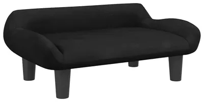 Immagine prodotto di vidaXL Letto per cani nero 70x40x24 cm in velluto